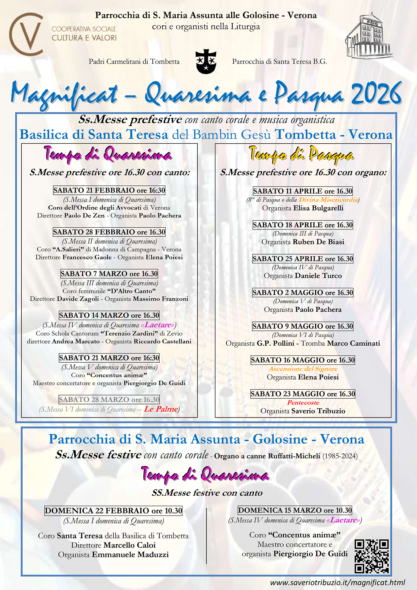 Archivio attività Magnificat